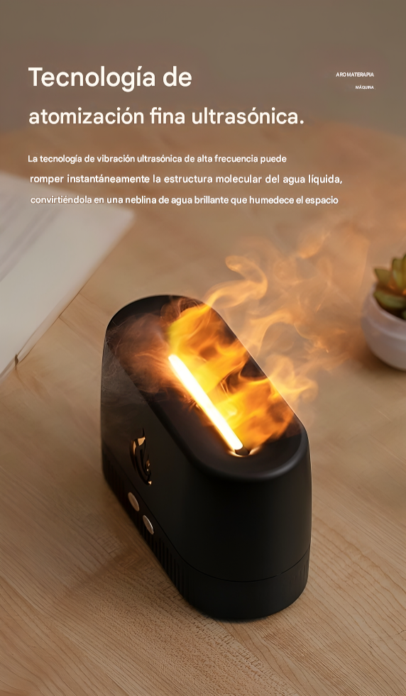 🔥 TriPro – Difusor de Llama Aromática y Humidificador 2 en 1