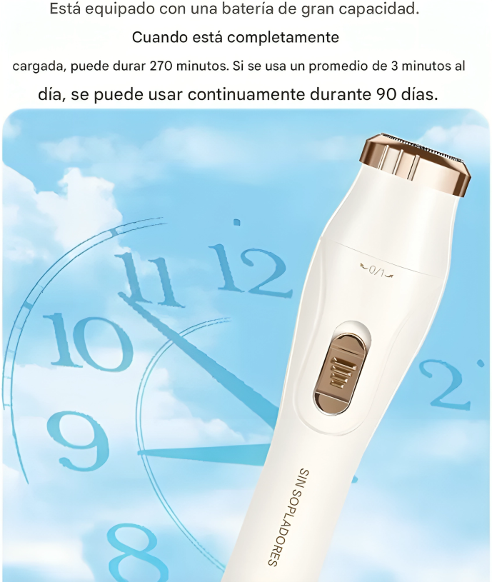 💖 Afeitadora Eléctrica 3 en 1 para Mujer – Recortadora Femenina Portátil