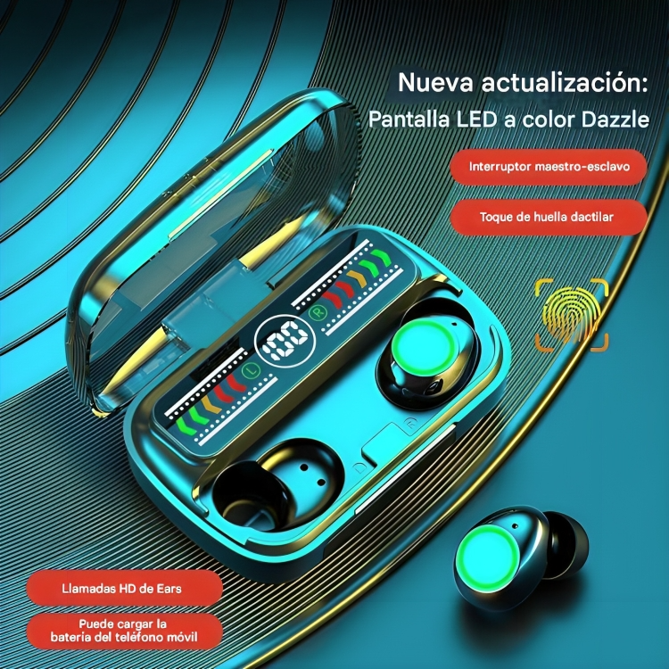AURICULARES BLUETOOTH M100 – SONIDO POTENTE Y LIBERTAD TOTAL
