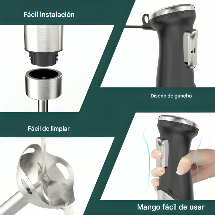 🥣 SOKANY – Procesador de Alimentos Multifuncional 4 en 1 (500W)