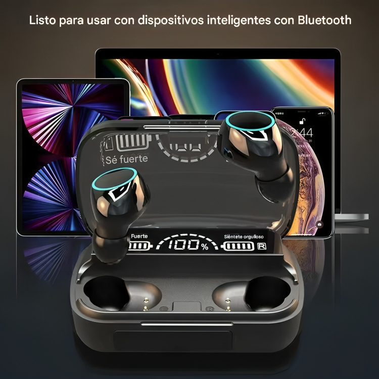 AURICULARES INALÁMBRICOS M30 TWS – SONIDO 9D, DEPORTE Y LIBERTAD TOTAL