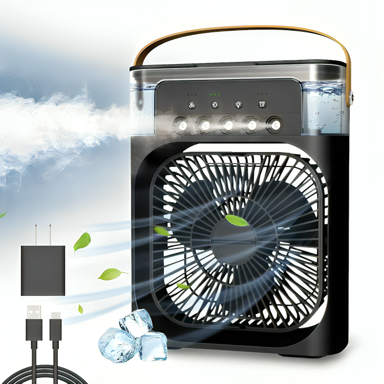 ❄️ NTMY – Enfriador de Aire Personal Portátil 4 en 1