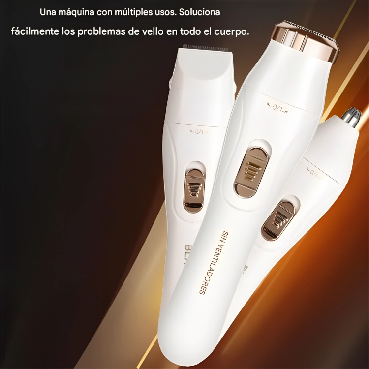 💖 Afeitadora Eléctrica 3 en 1 para Mujer – Recortadora Femenina Portátil