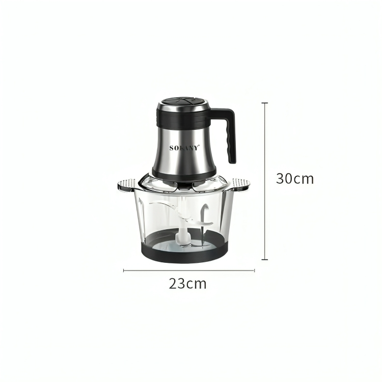 🥦 SOKANY Wonder SK-7026 – Procesador de Alimentos Profesional 800W (3L de Vidrio)