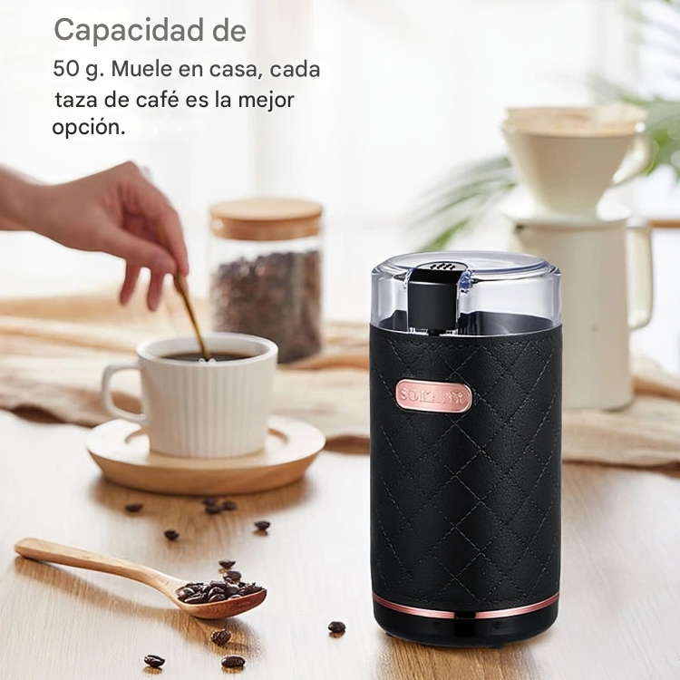 ☕ SOKANY – Molinillo de Café Eléctrico Portátil de Acero Inoxidable 150W