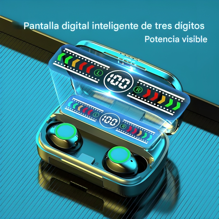AURICULARES BLUETOOTH M100 – SONIDO POTENTE Y LIBERTAD TOTAL