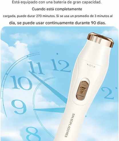 💖 Afeitadora Eléctrica 3 en 1 para Mujer – Recortadora Femenina Portátil