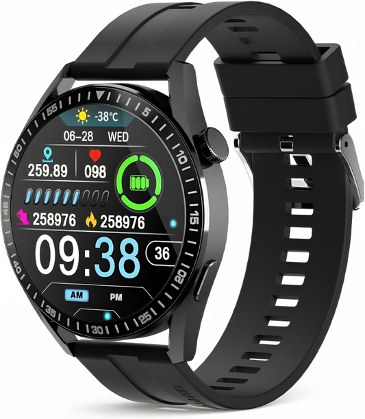 Reloj Inteligente para Hombre con Llamadas y +100 Modos Deportivos – Pantalla HD 1.39", Bluetooth 5.0 e Impermeable IP67