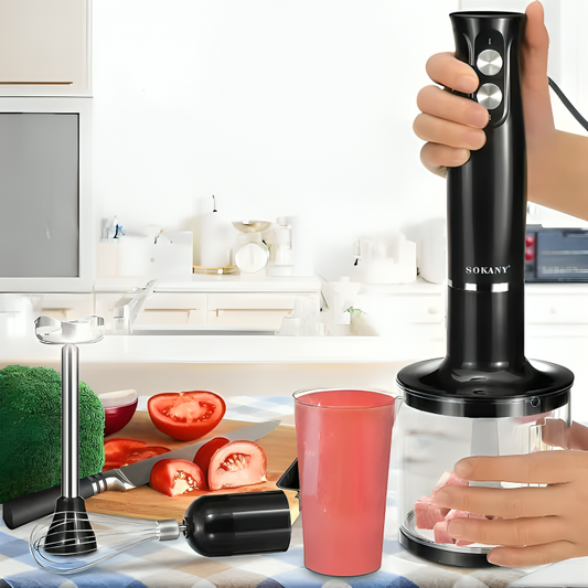 🥣 SOKANY – Procesador de Alimentos Multifuncional 4 en 1 (500W)